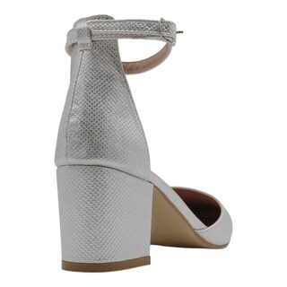 Foto 3 | Foto 3 | Zapatillas Exterior Piel Vegana Color Plata Para Mujer De Rbcollection