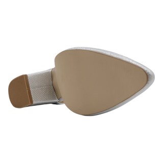 Foto 5 | Foto 5 | Zapatillas Exterior Piel Vegana Color Plata Para Mujer De Rbcollection