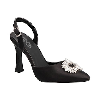 Foto 1 | Foto 1 | Zapato Mujer Kipon Vestir Tacon Broche Diamante Negro