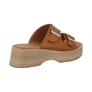 Foto 3 | Foto 3 | Zapatilla Mujer Aria By Eh! Hebillas Comodas Calor Fresca Cafe