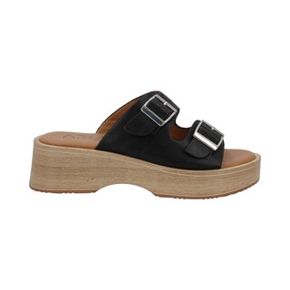 Foto 1 | Foto 1 | Zapatilla Mujer Aria By Eh! Calor Comodas Correa Hebillas Negro