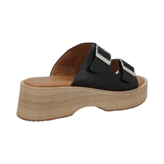 Foto 3 | Foto 3 | Zapatilla Mujer Aria By Eh! Calor Comodas Correa Hebillas Negro