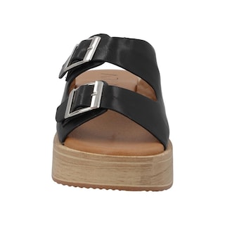 Foto 4 | Foto 4 | Zapatilla Mujer Aria By Eh! Calor Comodas Correa Hebillas Negro