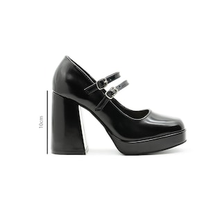 Foto 7 | Foto 7 | Zapatilla Para Dama Graduación Formal Oficina Color Negro Negro