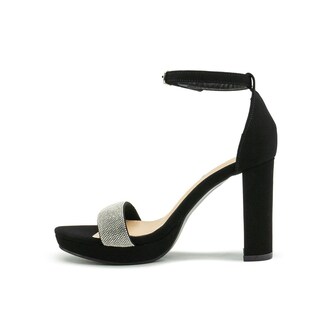 Foto 5 | Foto 5 | Zapatilla De Graduación Pulsera Elegante Formal Brillos Negro