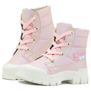 Foto 1 | Foto 1 | Botin Para Niña Plataforma Chunky Puntera De Protección Rosa