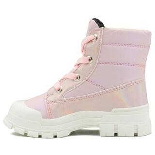 Foto 5 | Foto 5 | Botin Para Niña Plataforma Chunky Puntera De Protección Rosa