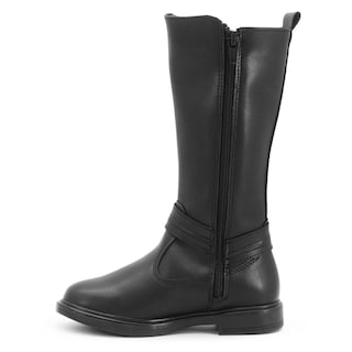 Foto 6 | Foto 6 | Bota Larga Yuyin Para Niña Antiderrapante Casual Cómoda 2-6 Negro