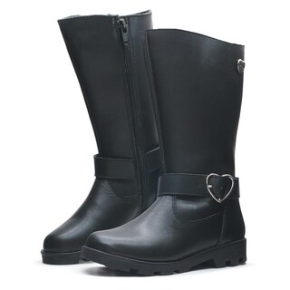 Foto 2 | Foto 2 | Bota Dogi Para Niña Antiderrapante Hebilla Corazón 100% Piel Negro