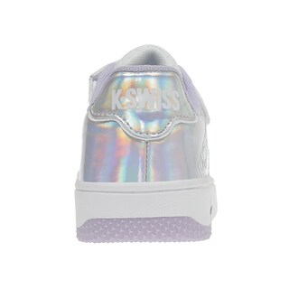 Foto 7 | Foto 7 | Tenis K-swiss Salt 2 color Blanco con Plata para Niños