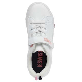 Foto 5 | Foto 5 | Tenis para Niña K-swiss Mini Trinity Blanco