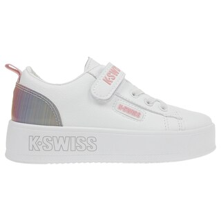 Foto 2 | Foto 2 | Tenis K-Swiss Heidi Platform color Blanco para Niñas