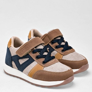 Foto 2 | Foto 2 | Tres-a Tenis Urbano Para Niño Beige Camel Marino