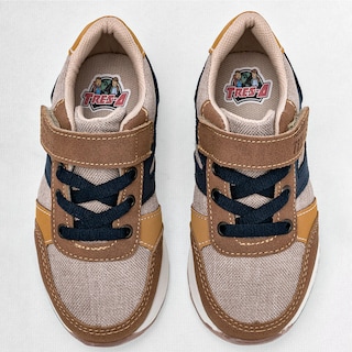 Foto 3 | Foto 3 | Tres-a Tenis Urbano Para Niño Beige Camel Marino