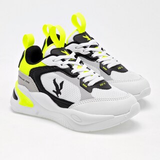 Foto 2 | Foto 2 | American Fire Tenis Urbano Para Niño Blanco Negro Amarillo