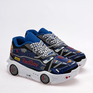Foto 2 | Foto 2 | On Kids Tenis Urbano Para Niño Azul Negro, Con Luces