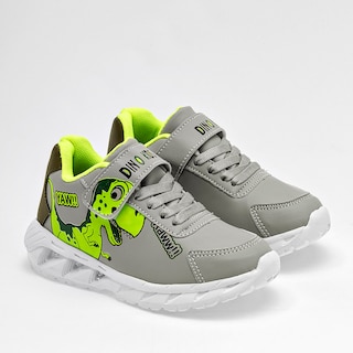Foto 2 | Foto 2 | Celex Tenis Urbano Para Niño Gris Olivo, Con Luces / Suela Superligera