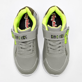Foto 3 | Foto 3 | Celex Tenis Urbano Para Niño Gris Olivo, Con Luces / Suela Superligera