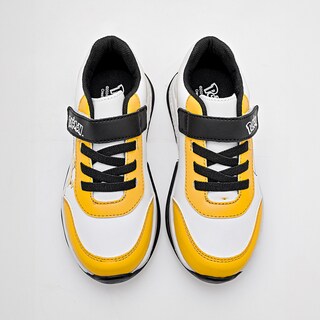 Foto 3 | Foto 3 | Licencias Yuyin Tenis Urbano Para Niño Blanco Amarillo Negro, Agujeta Elastica