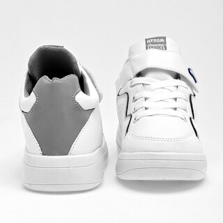 Foto 3 | Foto 3 | Atrom Tenis Urbano Para Niño Blanco Gris