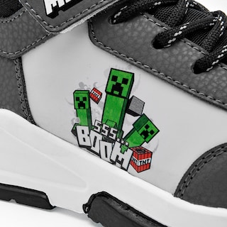 Foto 4 | Foto 4 | Licencias Yuyin Tenis Urbano Para Niño Gris Blanco Negro