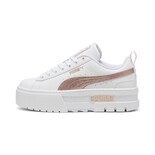 Tenis Puma Mayze Glitter Jr Para Niña Blanco