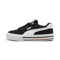 Tenis Puma Court Classic Vulc Formstrip Jr Para Niña Negro