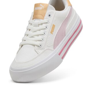 Foto 4 | Foto 4 | Tenis Puma Court Classic Vulc Formstrip Jr Para Niña Rosa