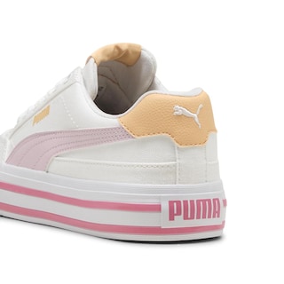 Foto 5 | Foto 5 | Tenis Puma Court Classic Vulc Formstrip Jr Para Niña Rosa