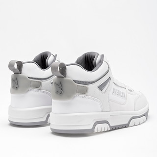 Foto 4 | Foto 4 | American Fire Tenis Urbano Para Joven Blanco Gris