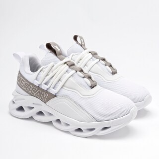 Foto 2 | Foto 2 | American Fire Tenis Urbano Para Joven Blanco Gris
