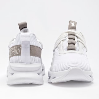 Foto 4 | Foto 4 | American Fire Tenis Urbano Para Joven Blanco Gris