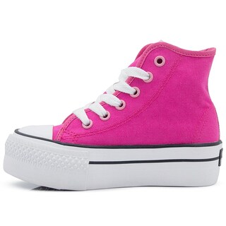 Foto 2 | Foto 2 | Tenis Plataforma Mama Hija Rocco Bubble Gummers Lona Fiusha Fucsia