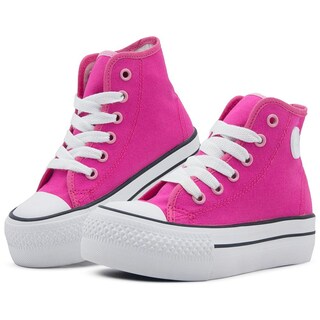 Foto 4 | Foto 4 | Tenis Plataforma Mama Hija Rocco Bubble Gummers Lona Fiusha Fucsia