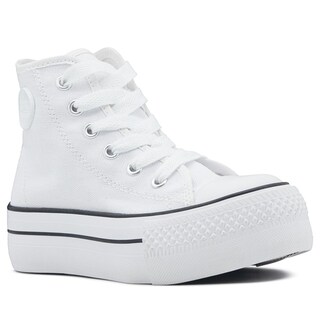 Foto 5 | Foto 5 | Tenis Plataforma Mama Hija Rocco Bubble Gummers Lona 17-24 Blanco