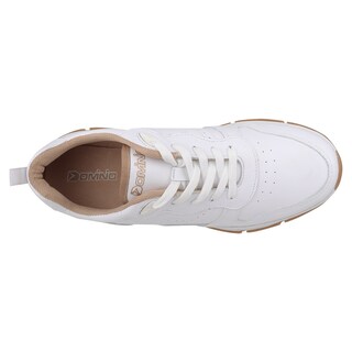 Foto 5 | Foto 5 | Tenis Deportivo De Piel Escolar Dominiq 2923 Color Blanco/beige Unisex