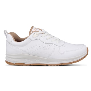 Foto 2 | Foto 2 | Tenis Deportivo De Piel Escolar Dominiq 2923 Color Blanco/beige Unisex