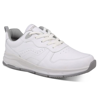 Foto 1 | Foto 1 | Tenis Deportivo De Piel Escolar Dominiq 2923 Color Blanco/gris Unisex