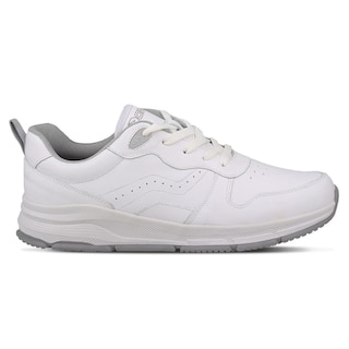 Foto 2 | Foto 2 | Tenis Deportivo De Piel Escolar Dominiq 2923 Color Blanco/gris Unisex