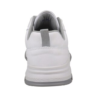 Foto 4 | Foto 4 | Tenis Deportivo De Piel Escolar Dominiq 2923 Color Blanco/gris Unisex