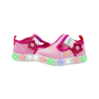 Foto 5 | Foto 5 | Tenis Niña Bubble Gummers Con Luces Contactel Ultra Ligeros Rosa