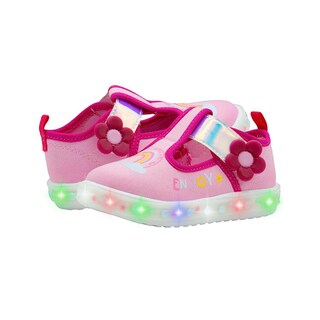 Foto 6 | Foto 6 | Tenis Niña Bubble Gummers Con Luces Contactel Ultra Ligeros Rosa