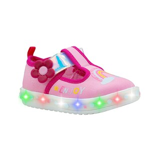 Foto 1 | Foto 1 | Tenis Niña Bubble Gummers Con Luces Contactel Ultra Ligeros Rosa