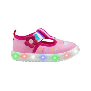 Foto 3 | Foto 3 | Tenis Niña Bubble Gummers Con Luces Contactel Ultra Ligeros Rosa