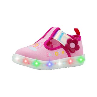 Foto 4 | Foto 4 | Tenis Niña Bubble Gummers Con Luces Contactel Ultra Ligeros Rosa