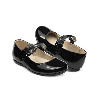 Foto 7 | Foto 7 | Balerina Niña Karsten Escolar Charol Negro Velcro Negro