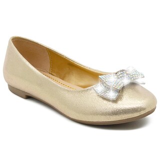 Foto 4 | Foto 4 | Balerina Niña Tropicana Oro Moño Antiderrapante Casuales Dorado