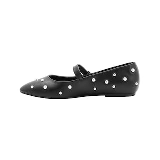Foto 2 | Foto 2 | Balerina Flat Para Mujer Salamandra Color Negro 22-26 Negro
