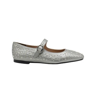 Foto 3 | Foto 3 | Flat Balerina Para Mujer Salamandra Color Plomo 22-26 Gris Oscuro