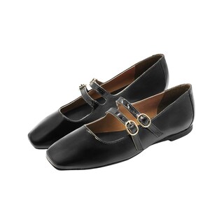 Foto 6 | Foto 6 | Flat Balerina Para Mujer Salamandra Color Negro 22-26 Negro